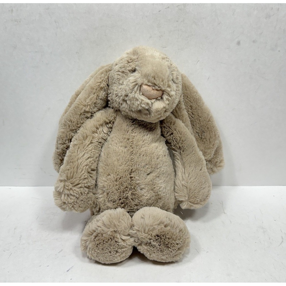 Jellycat Bashful Bunny Beige Plush Toy Brown‎ Stuffed Rabbit Medium